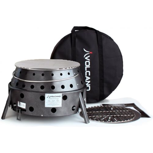  Volcano Grills 2 Fuel Charcoal & Wood Collapsible Stove