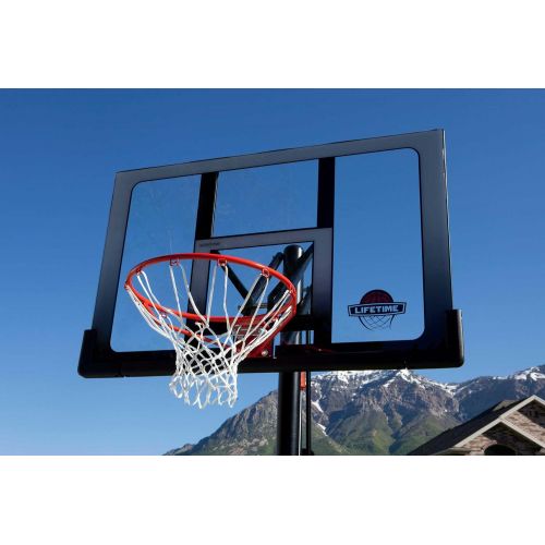 라이프타임 Lifetime Portable Basketball System with Shatterproof Backboard