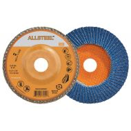 Walter Surface Technologies 15W462 Flexsteel High Performance Flap Disc, Zirconia Alumina, 4-12 Diameter, 78 Arbor, 120 Grit (Pack of 10)