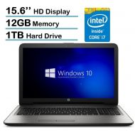 HP 15 High Performance 15.6 WLED-backlit HD Laptop PC (2016 Edition), Intel Core i7-6500U 2.5GHz Processor, 12GB Memory, 1TB HDD, DVD +- RW, Webcam, HDMI, Bluetooth, Windows 10