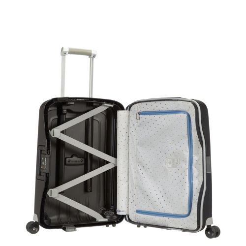쌤소나이트 Samsonite SCure Hardside Checked Luggage with Spinner Wheels, 28 Inch, Black