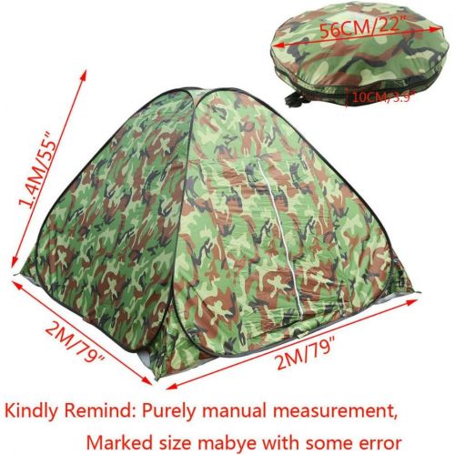  Unknown Waterproof 3-4 People Automatic Instant Pop Up Tent Camouflge Camping Hiking