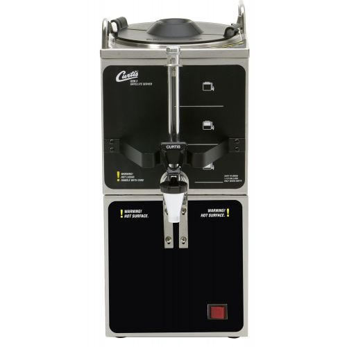  Wilbur Curtis Gemini 1.5 Gallon Satellite Dispenser And Warmer Stand - Commercial Beverage Dispenser that Preserves Flavor and Prevents Heat Loss - GEM-3-5 (Each)