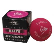 Dunlop DUNLOP Elite White Dot Fuschia - Singles (One dozen) Squash Balls