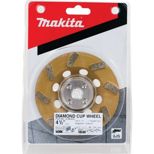  Makita A-96425 24 Segment Turbo Anti-Vibration Diamond Cup Wheel, 7