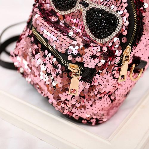  Clearance Sale,Realdo Fashion Girls Sequins Shoulder Bag Student Bling School Travel Backpacks Daypack