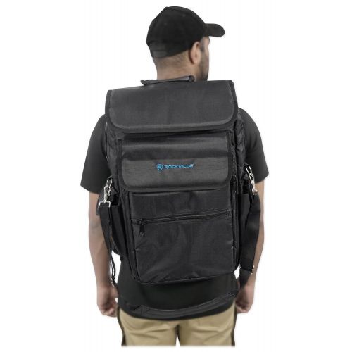  Rockville 25-Key Case Soft Carry Bag Backpack For Impulse+Launchkey 25 Keyboards
