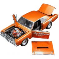 Acme 1968 Dodge Hemi Dart Max Hurleys Dodge Orange Limited Edition to 582 Pieces Worldwide 1/18 Diecast Model Car by ACME A1806401