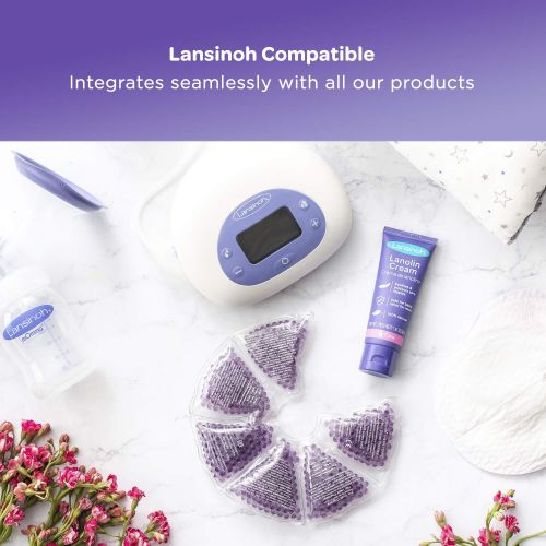 란시노 Signature Pro by Lansinoh Double Electric Breast Pump with LCD Screen, Portable Breast Pump with Adjustable Suction & Pumping Levels for Moms Comfort