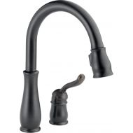 DELTA FAUCET Delta Faucet Leland Single-Handle Kitchen Sink Faucet with Pull Down Sprayer and Magnetic Docking Spray Head, Venetian Bronze 978-RB-DST