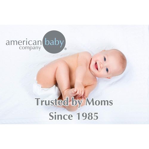  American Baby Company Waterproof Quilted CribandToddlerSize Fitted Mattress Cover made with Organic Cotton, Natural Color