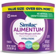 [아마존베스트]Similac Alimentum Hypoallergenic Infant Formula for Food Allergies and Colic, Baby Formula, Value Size...