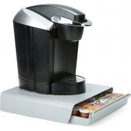 Mind Reader 36 Capacity K-Cup Single Serve Coffee Pod Storage Drawer Organizer, Grey