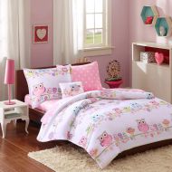 Mi-Zone Mizone MZK10-086 Kids Wise Wendy Complete Bed and Sheet Set Full Pink