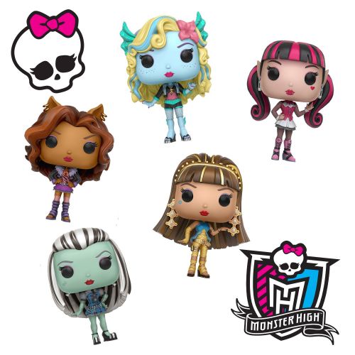 펀코 FunKo Monster High Toy Funko Pop Dolls Figures Combo Set - 5 Pack