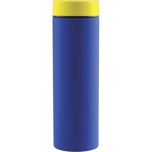  Asobu Le Baton Insulated Vacuum Sealed Stainless Steel Trendy Sport Travel Water (YellowWhite)