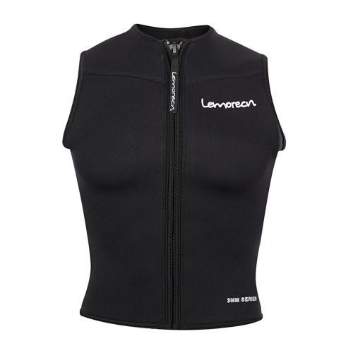  Lemorecn Mens Wetsuits Top Premium Neoprene 3mm Zipper Diving Vest