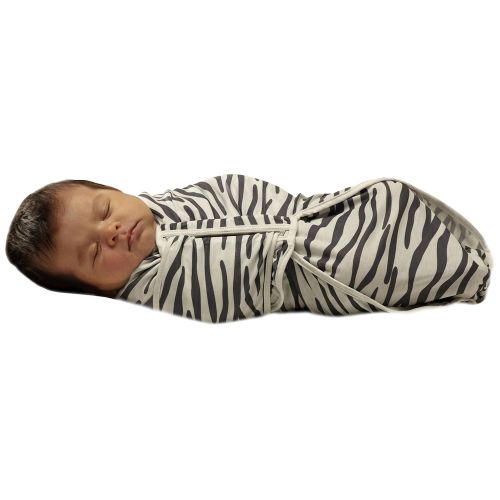 피셔프라이스 Fisher-Price Swaddlecinch Blanket with Beanie, Large Zebra (Discontinued by Manufacturer)