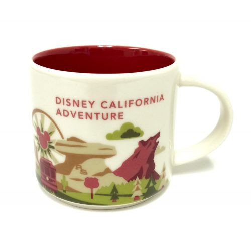 디즈니 Starbucks You Are Here Mug Disney California Adventure Edition