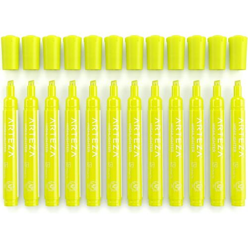  [아마존핫딜][아마존 핫딜] ARTEZA Arteza Highlighters Set of 64, Yellow Color, Wide Chisel Tips, Bulk Pack of Markers, for Office, School, Kids & Adults