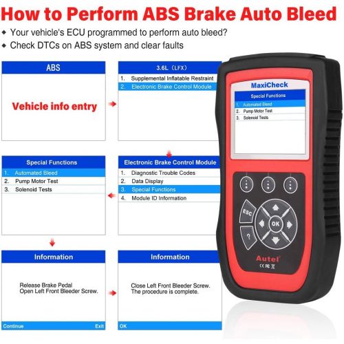 [아마존 핫딜] Autel MaxiCheck Pro OBD2 Scanner Automotive Diagnostic Scan Tool with ABS Auto Bleed, SRS Airbag, Oil Reset, SAS, EPB, BMS for Specific Vehicles 1996 to 2012