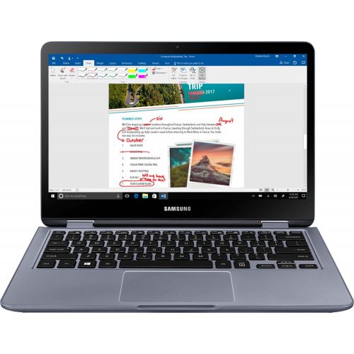 삼성 Samsung 13.3 FHD TouchScreen 2 in 1 Laptop Computer, 8th Gen Quad Core i5-8250U up to 3.4GHz, 8GB RAM, 512GB SSD, 802.11ac WiFi, Bluetooth 4.1, Type C, HDMI, Fingerprint, Backlit K