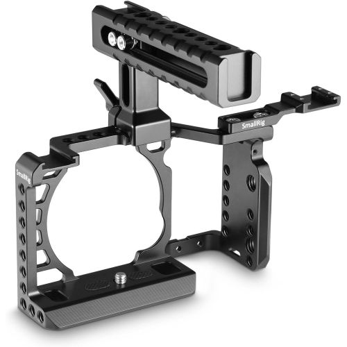  SmallRig SMALLRIG Cage Kit for Sony Alpha A6500 with NATO Handle and Cold Shoe Mount for Handheld Shooting  2081