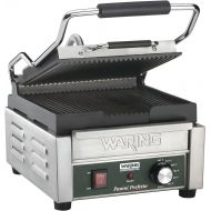 Waring Commercial WPG150B Compact Italian-Style Panini Grill, 208-volt