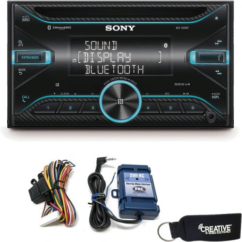 소니 Sony WX-920BT Double-DIN Bluetooth & CD Receiver with SWI-RC Steering Wheel Control Interface