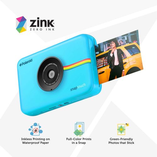 폴라로이드 Polaroid SNAP Touch 2.0  13MP Portable Instant Print Digital Photo Camera w/ Built-In Touchscreen Display, Blue