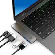 CharJenPro MacStick V USB C Hub for MacBook Pro 2019, 2018-2016, MacBook Air 2019-2018, HDMI 4K, 100W Power Delivery, 2 USB 3.0, Thunderbolt 3 Port, USBC Data (USBC Hub, MacBook Pr