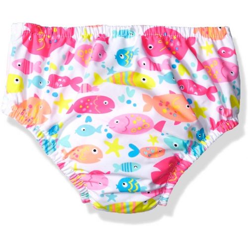  Swim Time Baby Girls Reusable Diaper UPF 50+ with Side Snaps