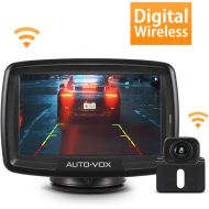 [아마존 핫딜]  [아마존핫딜]AUTO-VOX CS-2 Wireless Backup Camera Kit with Stable Digital Signal, 4.3’’ Monitor & Rear View Camera for Truck, Van, Camping Car, SUV