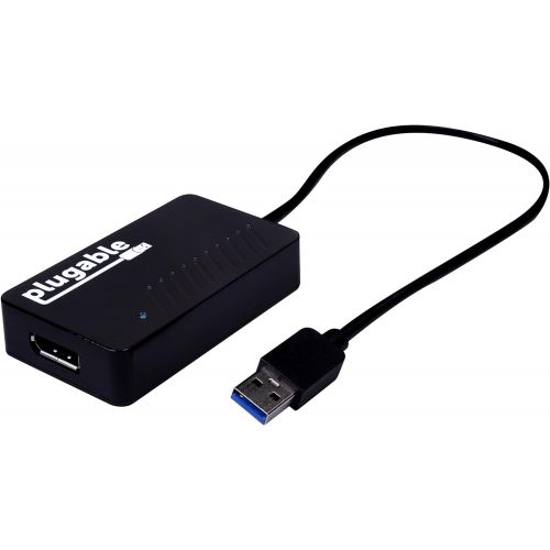  Plugable USB 3.0 to DisplayPort 4K UHD (Ultra-High-Definition) Video Graphics Adapter for Multiple Monitors up to 3840x2160 (Supports Windows 10, 8.1, 8, 7)