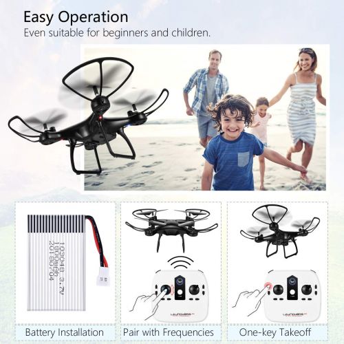  Allcaca ALLCACA S28W RC Drone 2.4Ghz 6-Axis Gyro 4CH Remote Control Quadcopter with Altitude Hold, 3D Flips, Headless Mode, One Key Return for Kids & Beginners (without Camera)