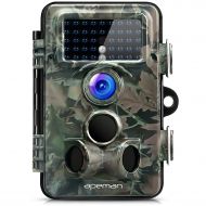APEMAN Trail Camera 12MP 1080P HD Game&Hunting Camera with 130° Wide Angle Lens 120° Detection 42 Pcs 940nm Updated IR LEDs Night Version up to 20M65FT Wildlife Camera with IP66 S
