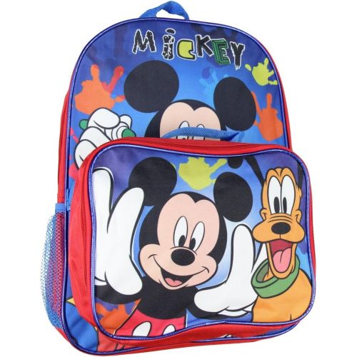 디즈니 Disney Mickey Mouse and Friends 15 Backpack with Lunch Bag