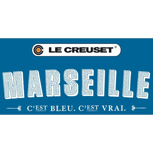 르크루제 Le Creuset Gusseisen Bratpfanne mit Holzgriff 28 cm, marseille