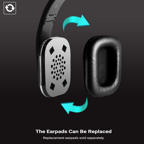 [아마존 핫딜]  [아마존핫딜][2019 Serie]August EP650 - Bluetooth Kopfhoerer v4.2 NFC mit aptX Low Latency - Kabellose Stereo Over-Ear Headphones mit August Audio App und 15h Akku (schwarz)