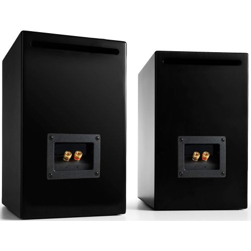  Audioengine HDP6 Passive BookshelfStand-mount Speakers (Pair) - Satin Black OPEN BOX