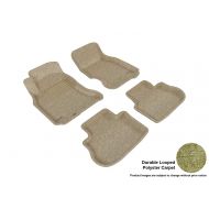 Car mats 3D MAXpider Complete Set Custom Fit Floor Mat for Select Infiniti FX35/45 Models - Classic Carpet (Tan)