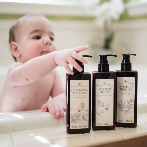  Botanical Therapy Gift Set, Shampoo, Body Lotion, and Body Wash - for babies and toddlers.