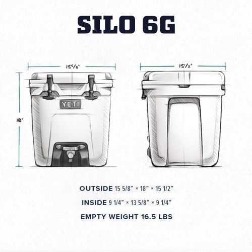 예티 YETI Silo 6 Gallon Water Cooler (Renewed)