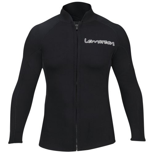  Lemorecn Men’s 2mm Wetsuits Jacket Long Sleeve Neoprene Wetsuits Top