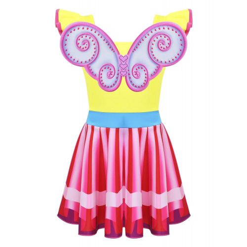  Agoky Girls Kids LOL Doll Surprise Princess Fancy Dress Halloween Cosplay Costumes Dance Party Outfit