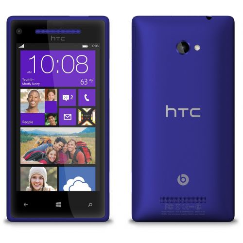 에이치티씨 HTC 8X 16GB Windows 8 Smartphone w 8MP Camera (Blue)