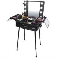 SHANY Cosmetics SHANY Studio To Go Makeup Case with Light - Pro Makeup Station - BLACK