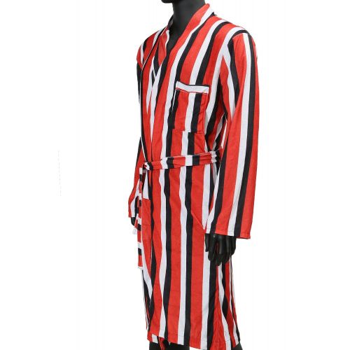  Xcoser X Cosplay Men DP Striped Loose Unisex Bathrobe Movie Costume