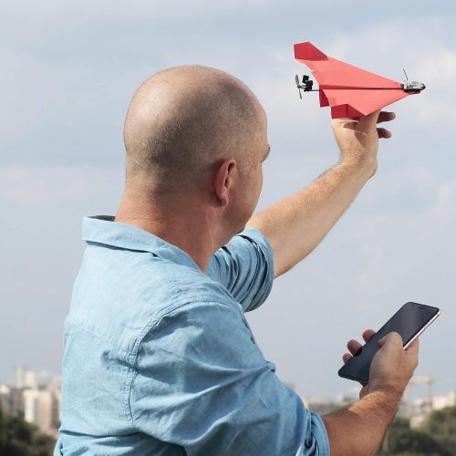  PowerUp POWERUP 3.0 Original Smartphone Controlled Paper Airplanes Conversion Kit - Durable Remote Controlled RC Airplane for Beginners, iOS and Android App