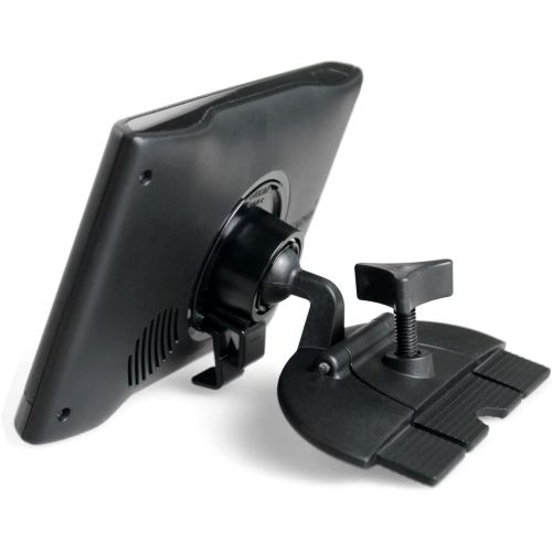  GPS Mount, APPS2Car CD Slot GPS Mount GPS Holder Base Compatible with Garmin Nuvi Serie 3.5-7 inches Sat Nav CD Player Mount